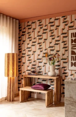 COCOmaison, Billie vloerlamp 1*E27 - Bruin