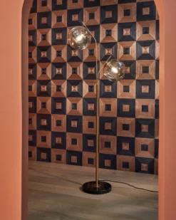COCOmaison, Bo vloerlamp 2*E27 - Goud