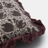 COCOmaison, Bregje kussen 45x45cm - Bordeaux