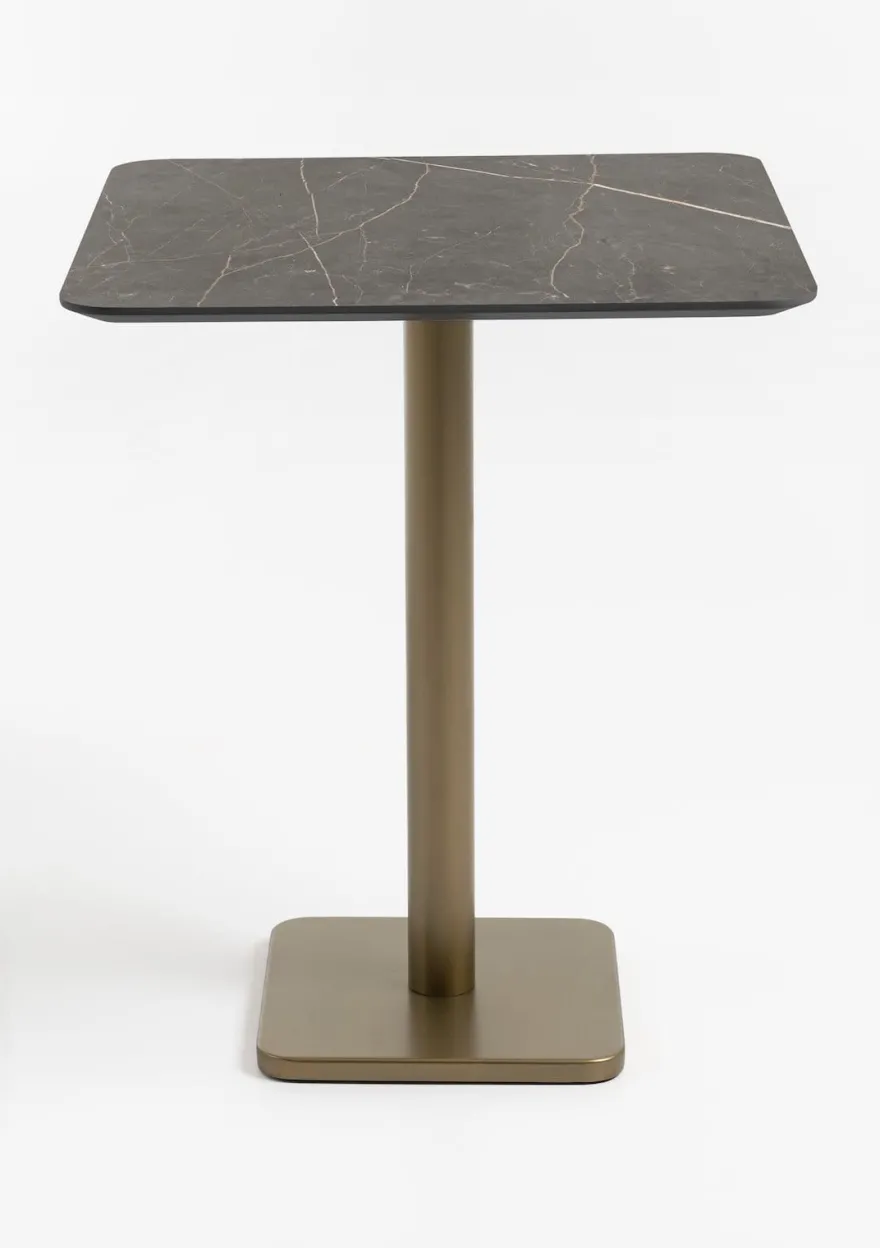 COCOmaison, Brest bartafel marble onyx 75x75cm - Zwart