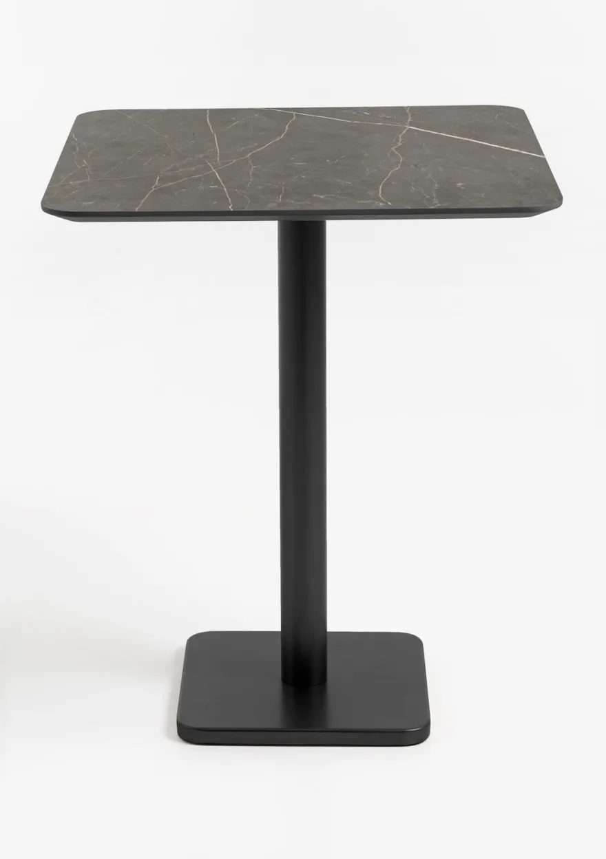 COCOmaison, Brest bartafel marble onyx 75x75cm - Zwart