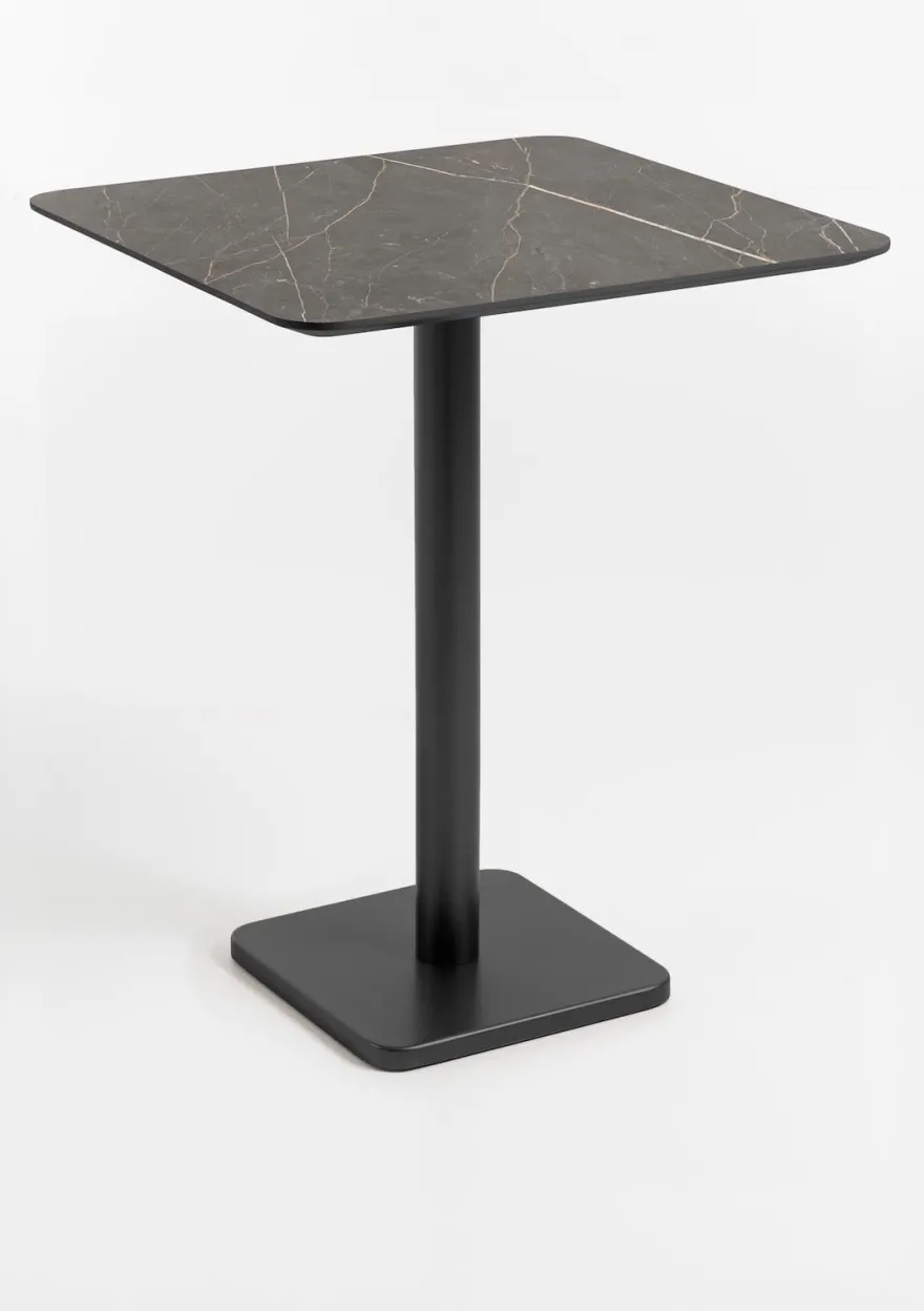 COCOmaison, Brest bartafel marble onyx 75x75cm - Zwart