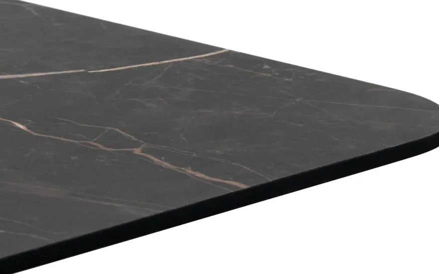 COCOmaison, Brest bartafel marble onyx 75x75cm - Zwart