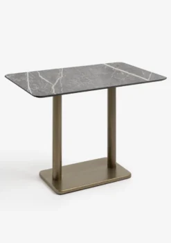 COCOmaison, Brest bartafel marble light grey 120x75cm - Goud
