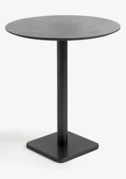 COCOmaison, Brest bartafel stone anthracite D80cm - Zwart