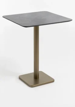 COCOmaison, Brest bartafel stone anthracite 75x75cm - Zwart