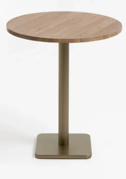 COCOmaison, Brest bartafel vintage oak D80cm - Zwart