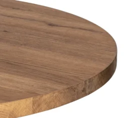 COCOmaison, Brest bartafel vintage oak D80cm - Zwart