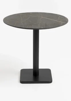 COCOmaison, Brest bistrotafel marble onyx D80cm - Goud