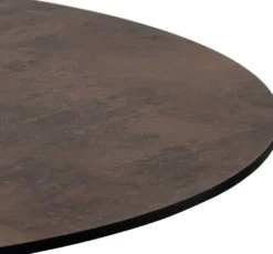 COCOmaison, Brest bistrotafel stone rust D80cm - zwart