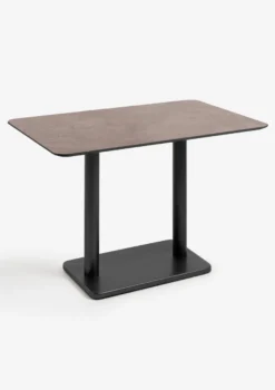 COCOmaison, Brest bistrotafel stone rust 120x75cm - Goud