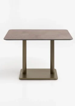 COCOmaison, Brest bistrotafel stone rust 120x75cm - Goud