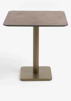 COCOmaison, Brest bistrotafel stone rust 75x75cm - zwart