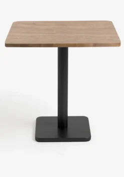 COCOmaison, Brest bistrotafel vintage oak 75x75cm - zwart