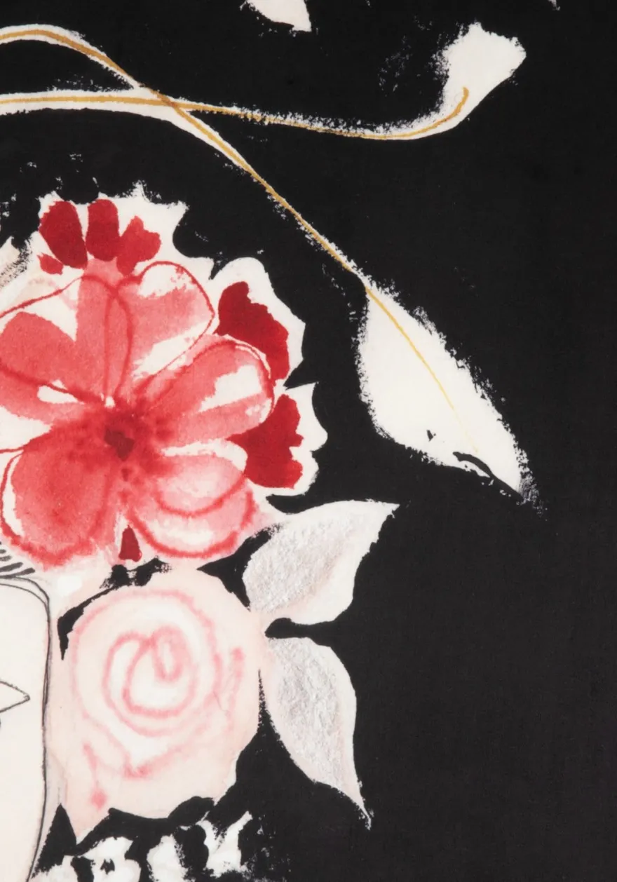 COCOmaison, Dior Flower schilderij 120x180cm - Multikleur