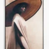 COCOmaison, Holly schilderij 90x140cm - Bruin