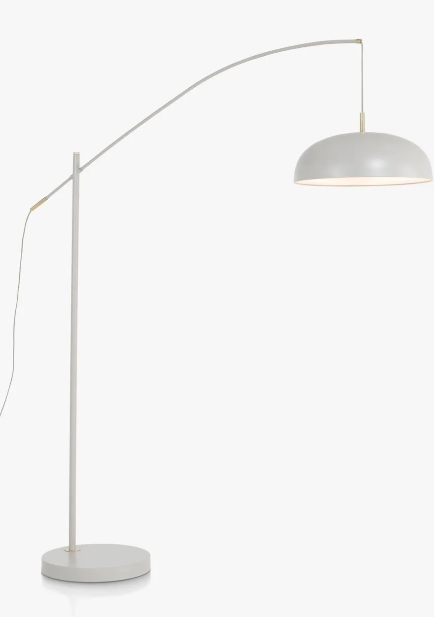 COCOmaison, Hugo boog vloerlamp 3*E27 - Grijs