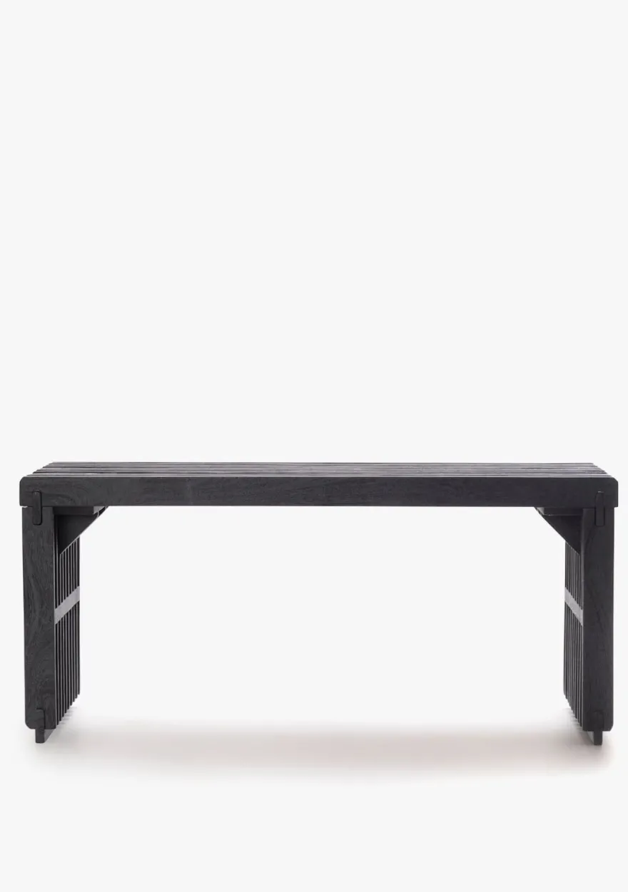 COCOmaison, Lino bankje 96cm - Bruin