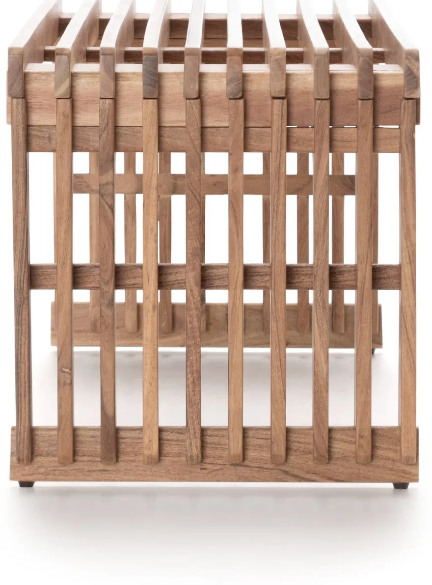 COCOmaison, Lino bankje 96cm - Bruin