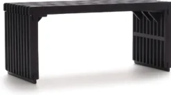 COCOmaison, Lino bankje 96cm - Bruin