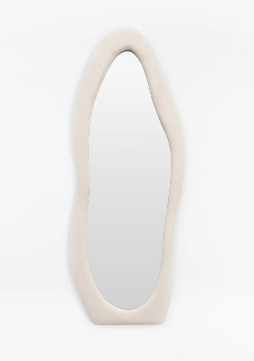 COCOmaison, Loes spiegel 160x60cm - Cremekleurig