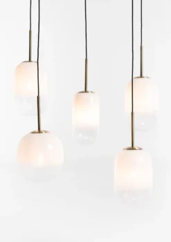 COCOmaison, Milky hanglamp 5*E27 - Wit
