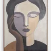 COCOmaison, Monica schilderij 80x100cm - Bruin