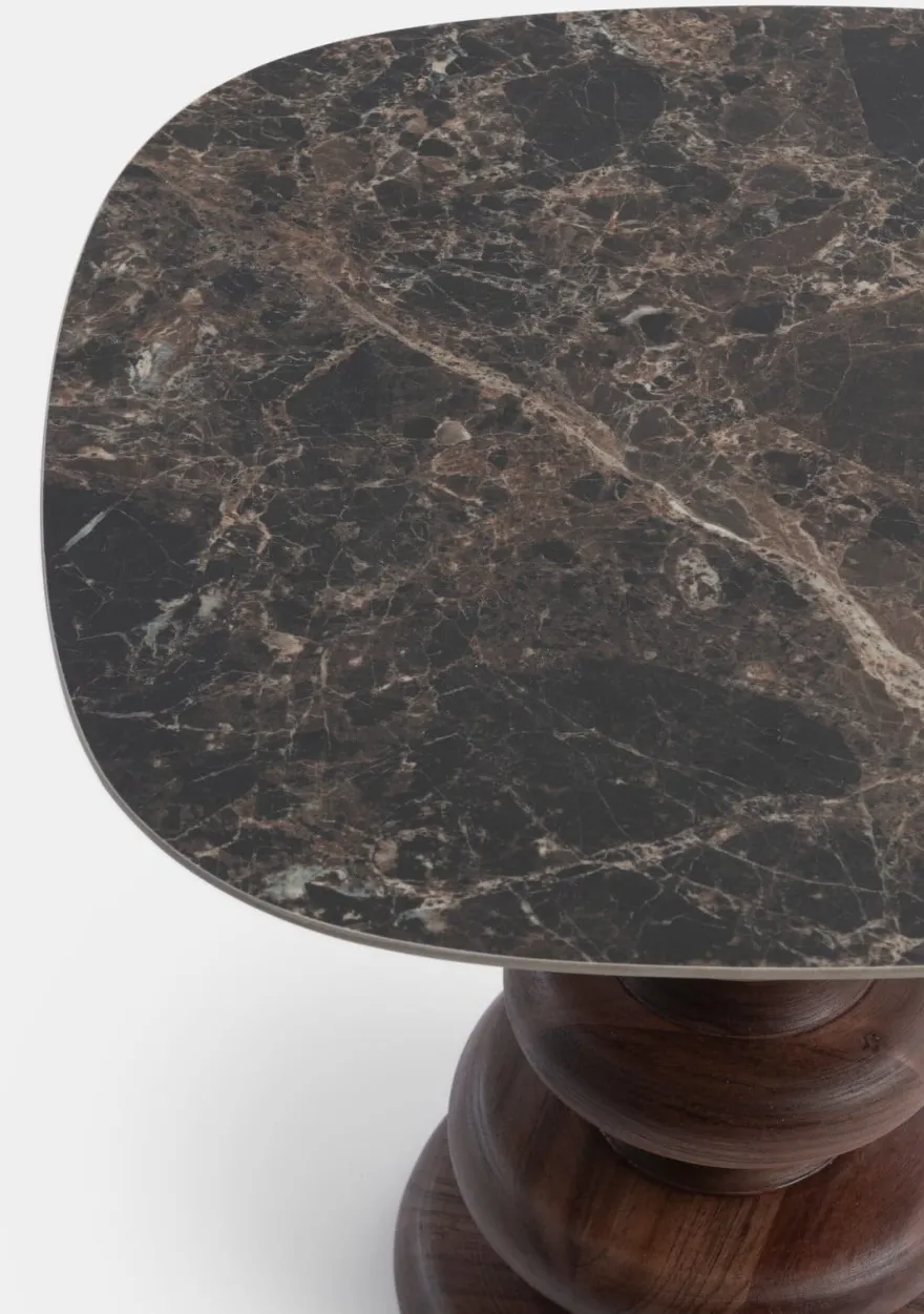 COCOmaison, Orbit bijzettafel H44cm - Bruin