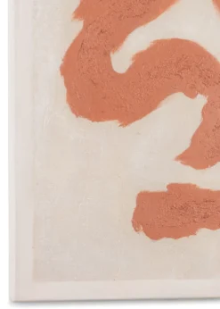 COCOmaison, Organic Abstract set van 2 schilderijen 70x100cm - Oranje