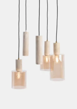 COCOmaison, Pimmy hanglamp 3*e27 2*gu10 - Crème