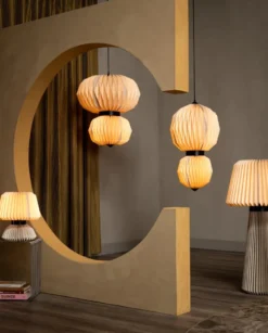 COCOmaison, Rikke hanglamp 2*E27 D40cm - Beige