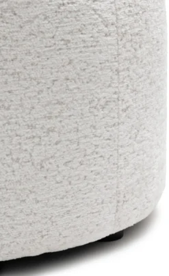COCOmaison, Roan poef rond H44cm - Creme