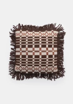 COCOmaison, Tassel kussen 45x45cm - Bruin