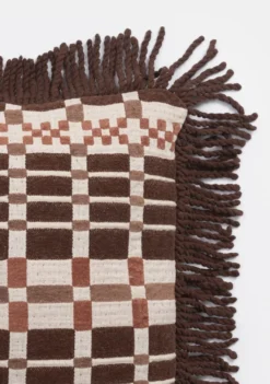 COCOmaison, Tassel kussen 45x45cm - Bruin