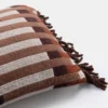 COCOmaison, Tassel kussen 35x55cm - Bruin