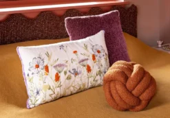 COCOmaison, Teddy kussen 45x45cm - Beige