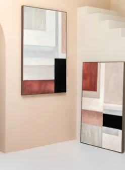 COCOmaison, Tijn schilderij 90x140cm - Multikleur
