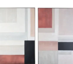 COCOmaison, Tijn schilderij 90x140cm - Multikleur