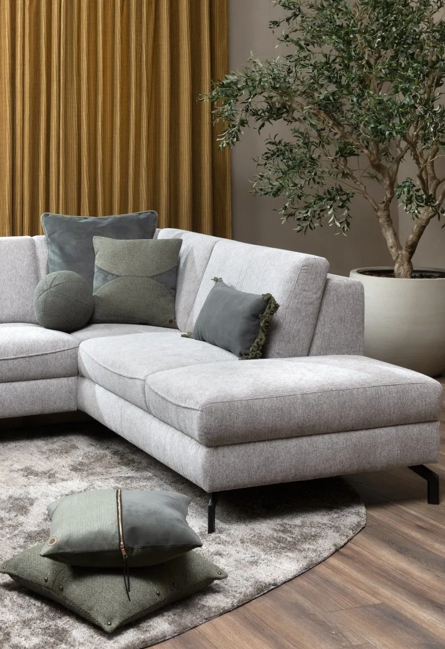 COCOmaison, Timeless - Scott kussen dia 25cm - Antraciet