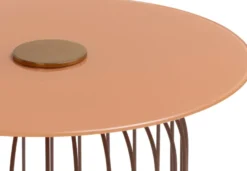 COCOmaison, Zora bijzettafel H51,5cm - Oranje