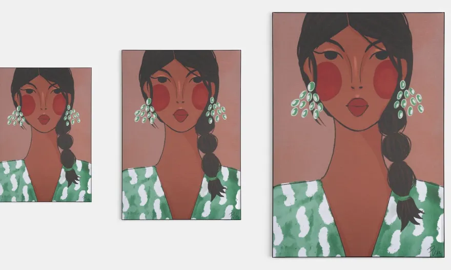COCOmaison, Zorra wand doek - 70x100cm