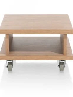 Delmonte, hoektafel 60 x 60 cm + 1-niche (+ wielen)