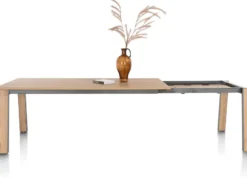Delmonte, uitschuiftafel 150 (+ 60) x 120 cm