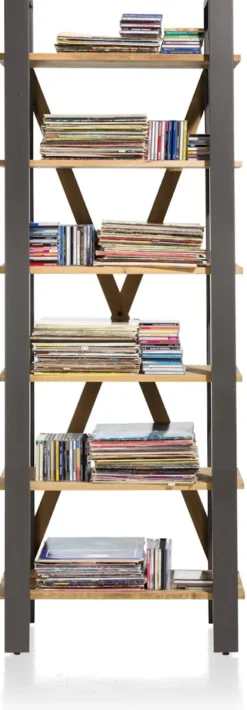 Farmland, boekenkast 75 cm - 6-niches (knock down)