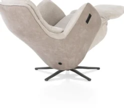 Felino, relaxfauteuil - incl. accu - stofcombinatie Livigno/Oregon