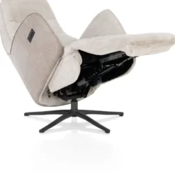 Felino, relaxfauteuil - incl. accu - stofcombinatie Livigno/Oregon