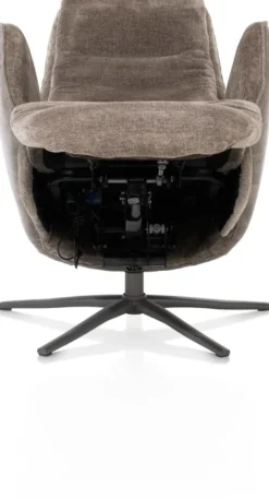 Felino, relaxfauteuil - incl. accu - stofcombinatie Livigno/Oregon