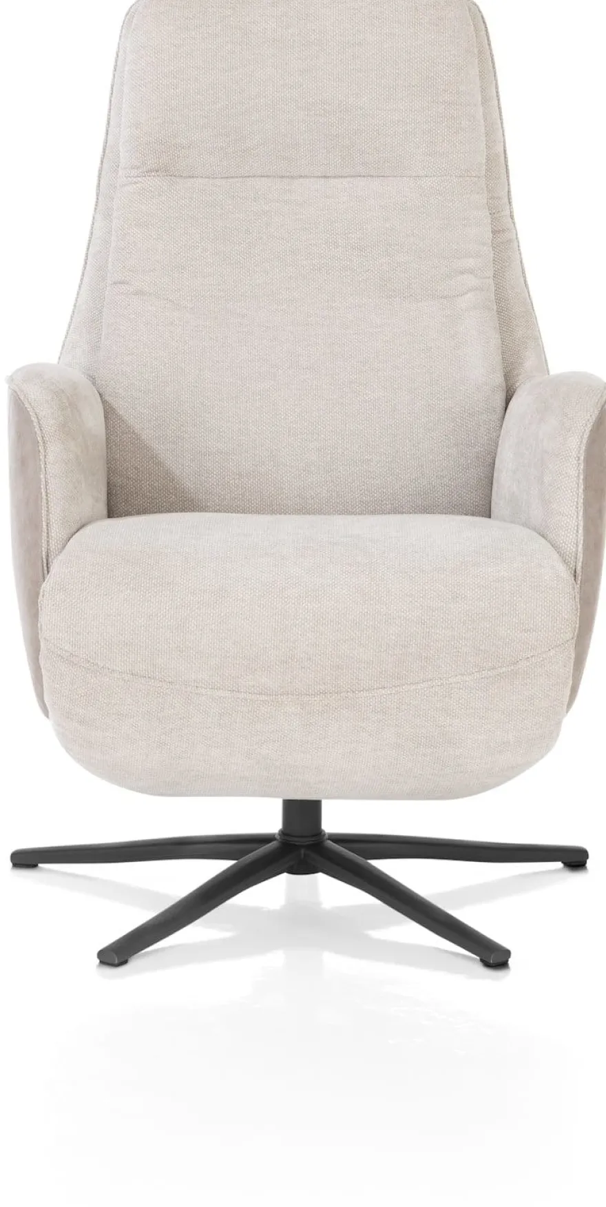 Felino, relaxfauteuil 2-motoren - manuele hoofdsteun - graphiet poot