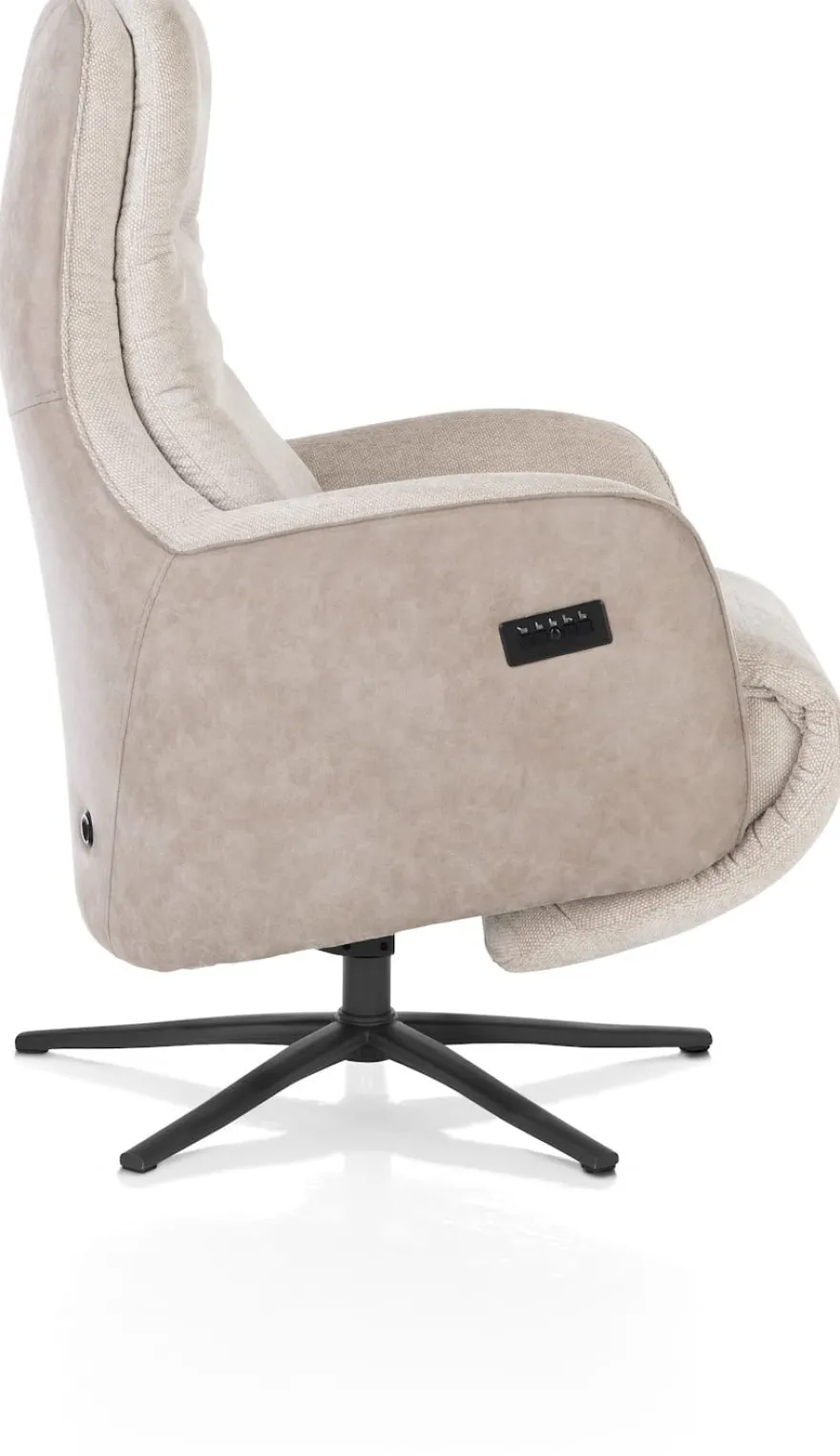 Felino, relaxfauteuil - stofcombinatie Livigno/Oregon