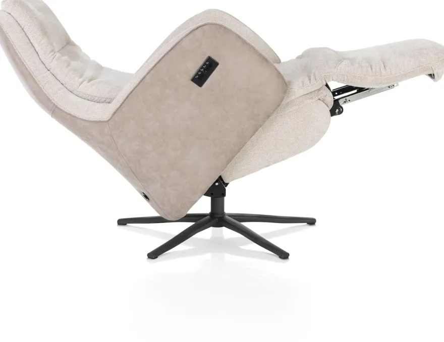 Felino, relaxfauteuil - stofcombinatie Livigno/Oregon
